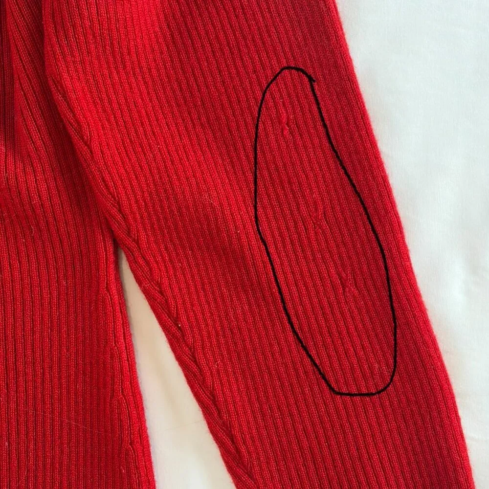 Banana Republic red wool turtleneck Medium